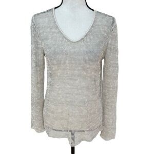 Eileen Fisher Soft Linen Knit Top